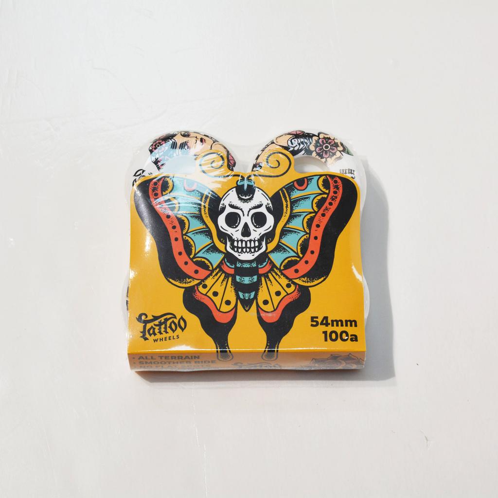 High-quality professional skateboard wheels 54mm 100A HR TATTOO wheels Double Rocker extreme action brush street