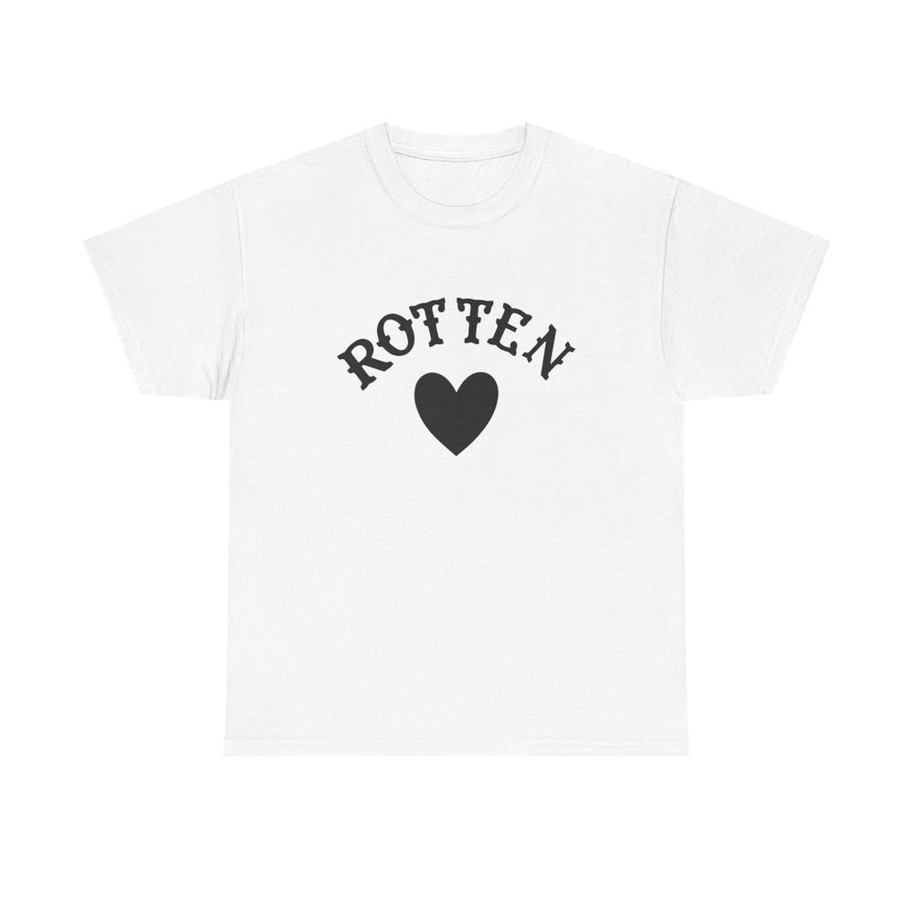 Графическая футболка  Rotten Heart  НОВАЯ Винтажная Унисекс Хлопковая футболка S