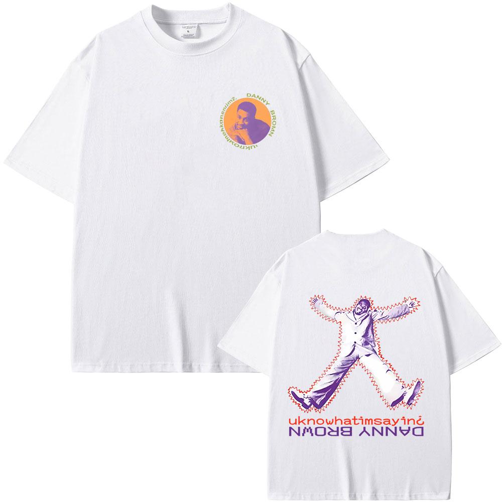 Rapper Danny Brown Uknowhatimsayin Tshirt Quaranta Tour Tshirts Men Women Hip Hop Vintage Oversized T Shirts Summer Streetwear