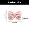 Bowknot Ceramic Toothbrush Holder for Home and Bathroom Countertop Bowknot Decoration