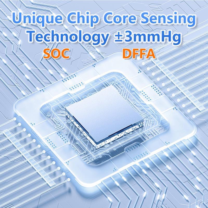 Smart Touch LED Handgelenk-Blutdruckmessgerät Tragbares Sprachgesteuertes Digitales Automatisches BP-Tonometer Heim-Sphygmomanometer