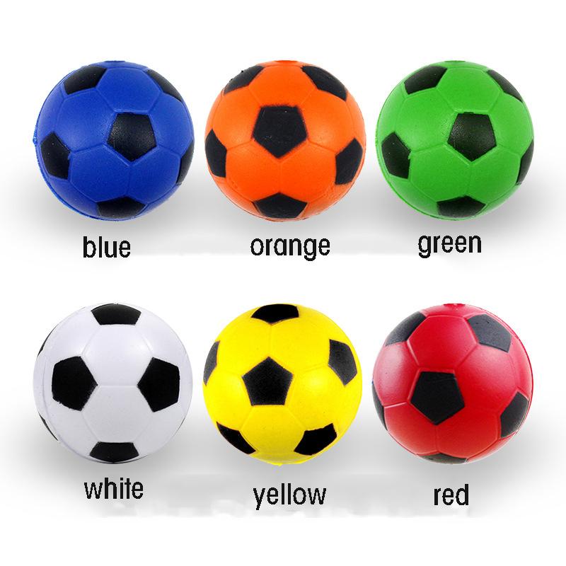 3/6/10Pcs Outdoor Sports 4Cm White Kids Mini Football Ball Baby Kids Toy Sponge Pu Jumping Ball Stress Ball Party Game Boy Toys