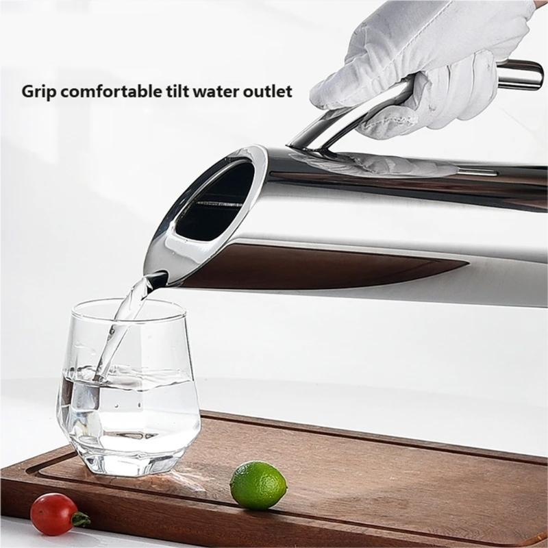 Ergonomic Handle Stainless Steel Pitcher for Bartenders Ice Cold Freeze Water Pot Kettles for Commercial Bar Essential