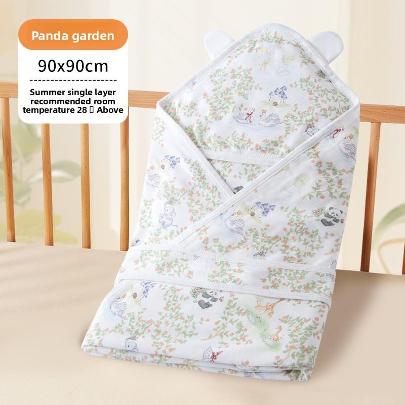 Baby Quilt Spring and Summer Thin Cotton Quilt Newborn Baby Bag Single Swaddle Blanket