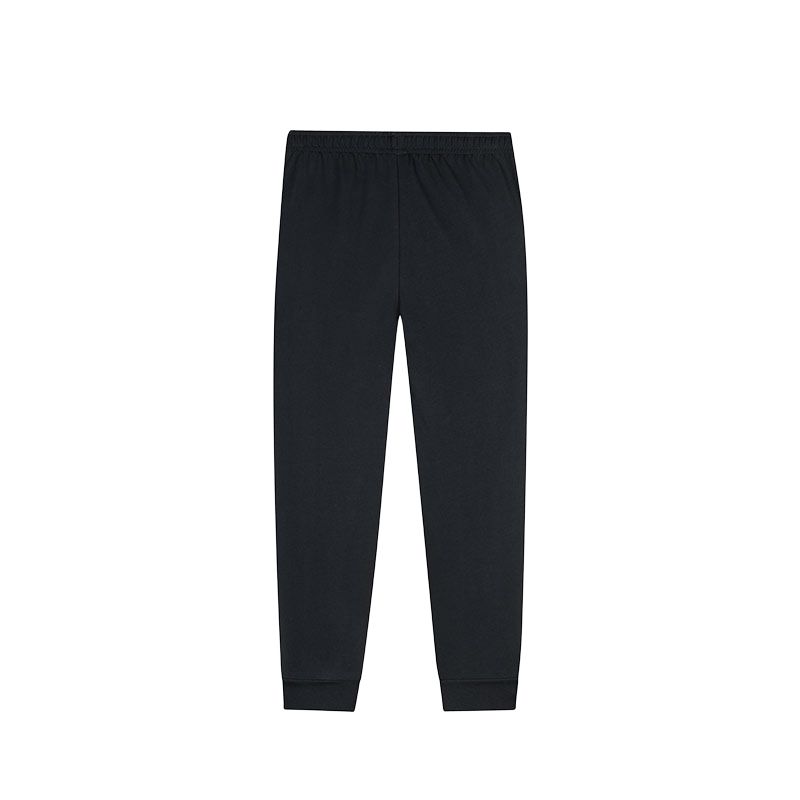 Anta Training Series Tapered Fitness Solid Color Running Knitted Pants Men Bottoms Black 152437320-2