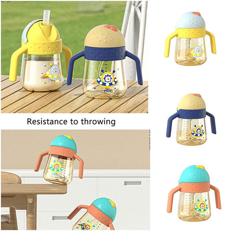 Anti-drop Baby Bottle With Smiling Valve 300ml Pp Baby Nursing Bottle