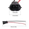 YUNPICAR H11 H8 880 881 Headlight Fog Light Coupler Cable Female Replacement / Processing / Expansion Waterproof Socket (H8/H9/H11 Coupler)