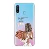 Back Cover For Samsung Galaxy M40 M30 M20 M10 Black Girl Girly Silicone Soft Phone Case For Samsung Galaxy M10 M20 M30 M40 Case
