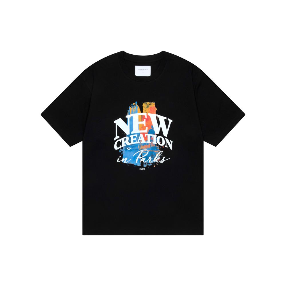 Pagseu Creation Short Sleeve T-Shirt Black