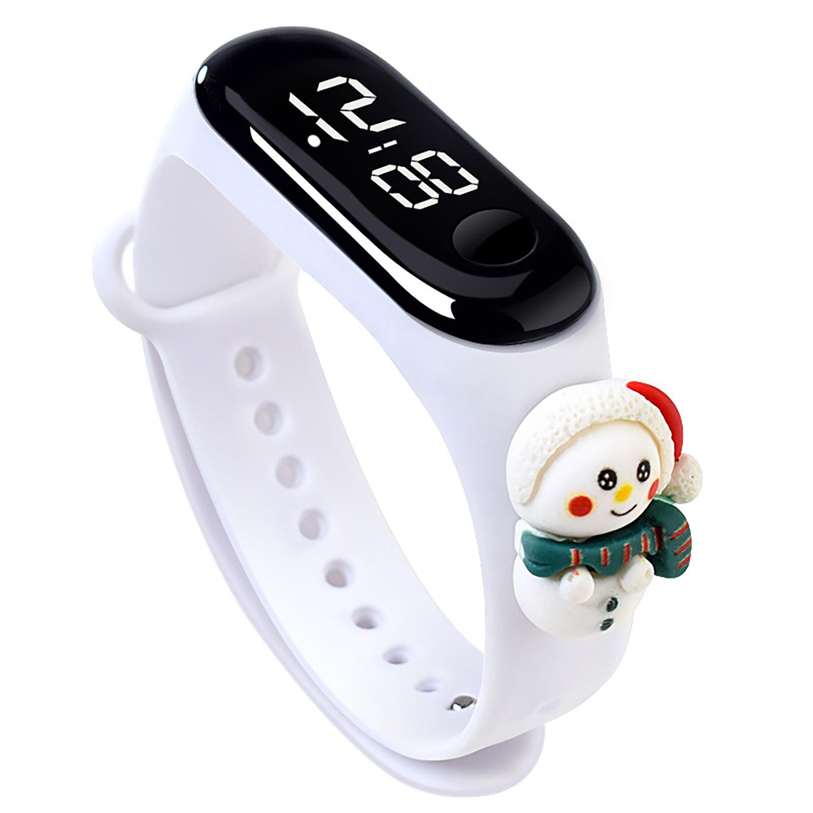 

Kids Digital Wristwatch with Adjustable Silicone Band LED Display Water Resistant Electronic Watch Suitable for Children and Teens