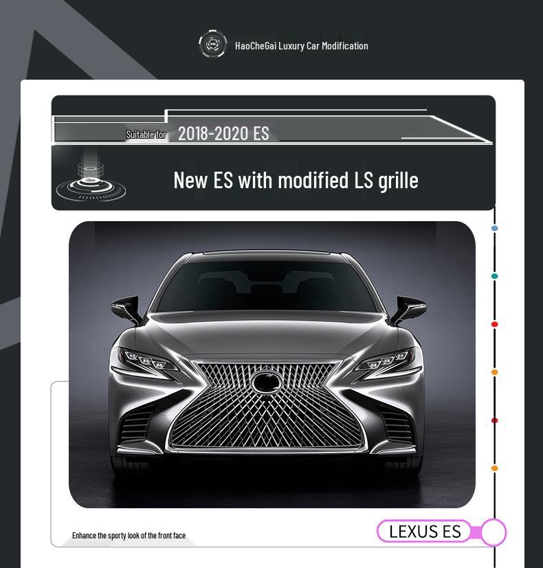18-25 Lexus ES200/ES300h Exterior LS Grille Modification