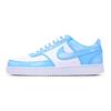 Nike Court Vision Leather Slip Resistant Abrasion Resistant Low top Skateboard Shoes Unisex Blue White DH2987-101(Team581)