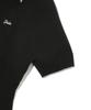Yale Slit Neck Half Sleeve Knit Dress_Black