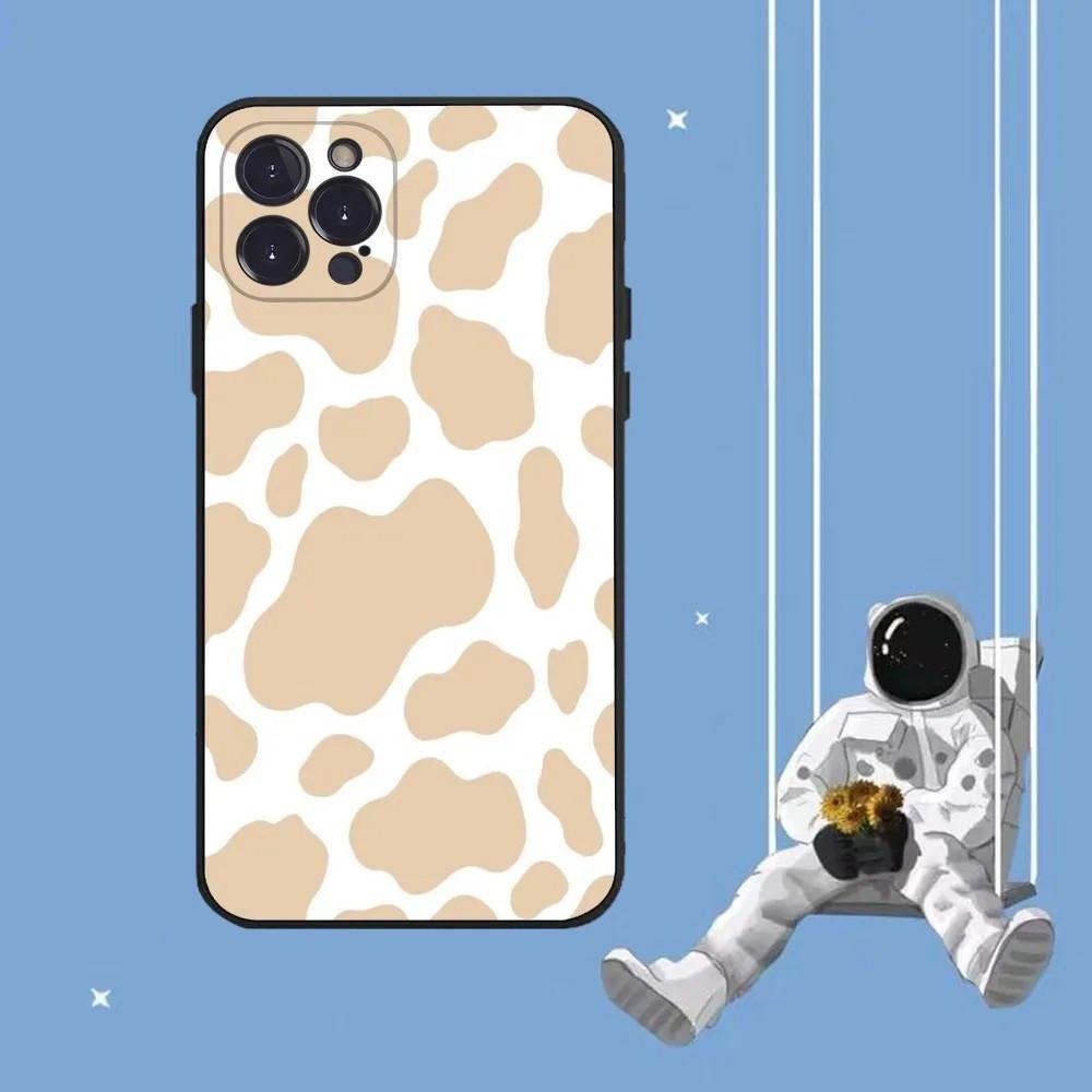 Dotyczy etui na telefon komórkowy iPhone14ProMax, etui na telefon komórkowy z nadrukiem w kolorze bydła, malowanie farbą do włosów, odporne na upadki