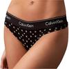 Tanga de modă moale cu picior înalt și talie joasă pentru femei Lenjerie intimă Negru QF8259-070
