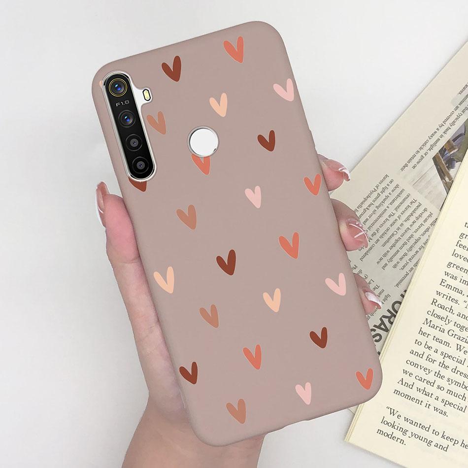 For Oppo Realme 5 Pro Oppo Realme 5 5i 5s C3 6i Realme5 5 Pro Realme6i Phone Cases Cute Soft Matte Bumper Back Cover Funda Coque