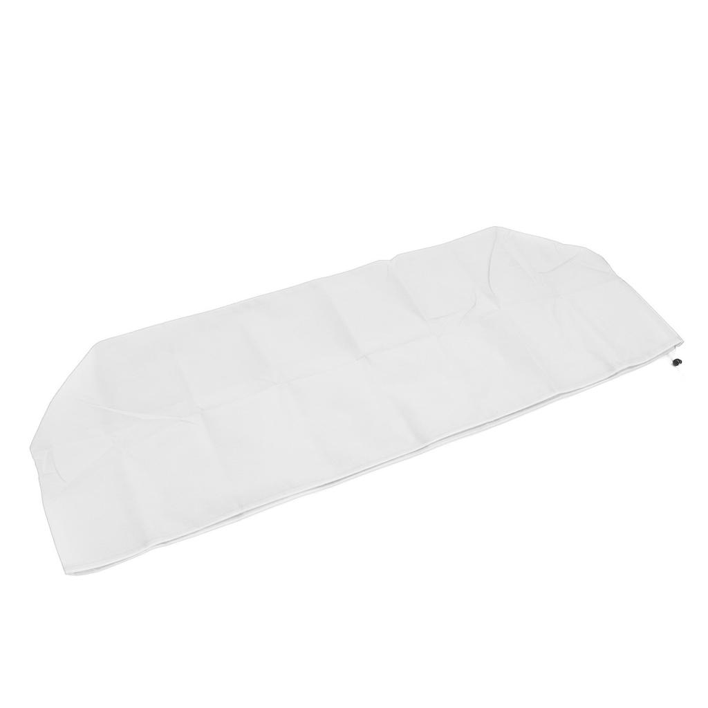 3Pcs Rectangular Plant Protection Cover with Elastic Cord Winter Freeze Proofing Frost Prevention for Planting Box White