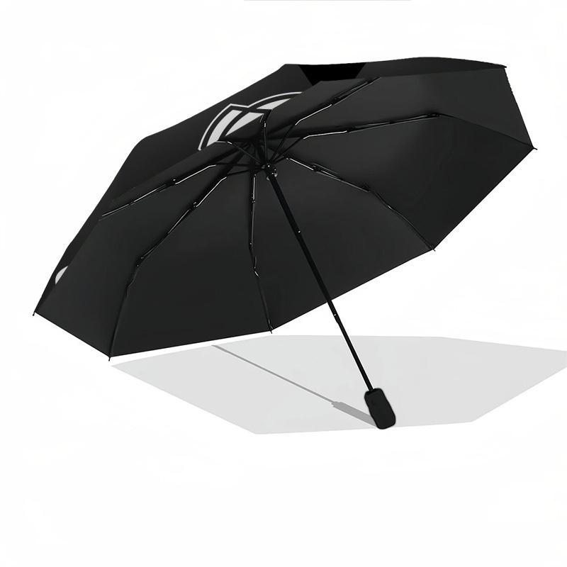 1pc Scania Automatic Open Close Umbrella Windproof Canopy, Automatic Open Close Button10169