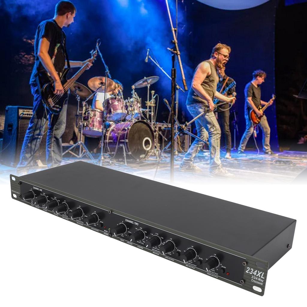 234XL Crossover Professional Stereo 2/3 Way Mono 4 Way Crossover for Outdoor Stage Performance US Plug 110V