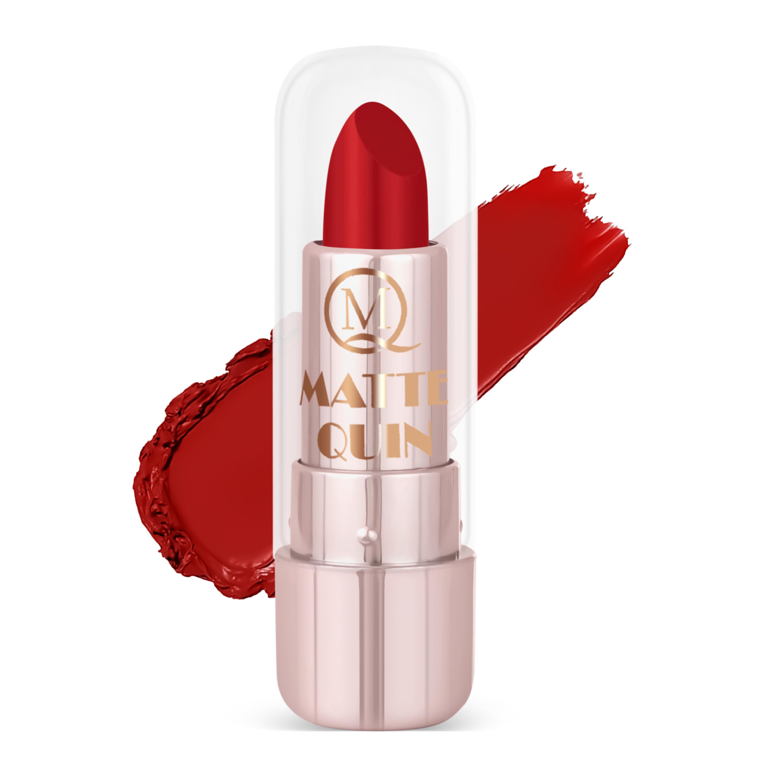 If Ramble Matte Quin Lipstick|Matte Finish|Lightweight Lipstick|Nourishes Lips & Great For Water-Proof, 3.5gm (MQ Lipstick-115)