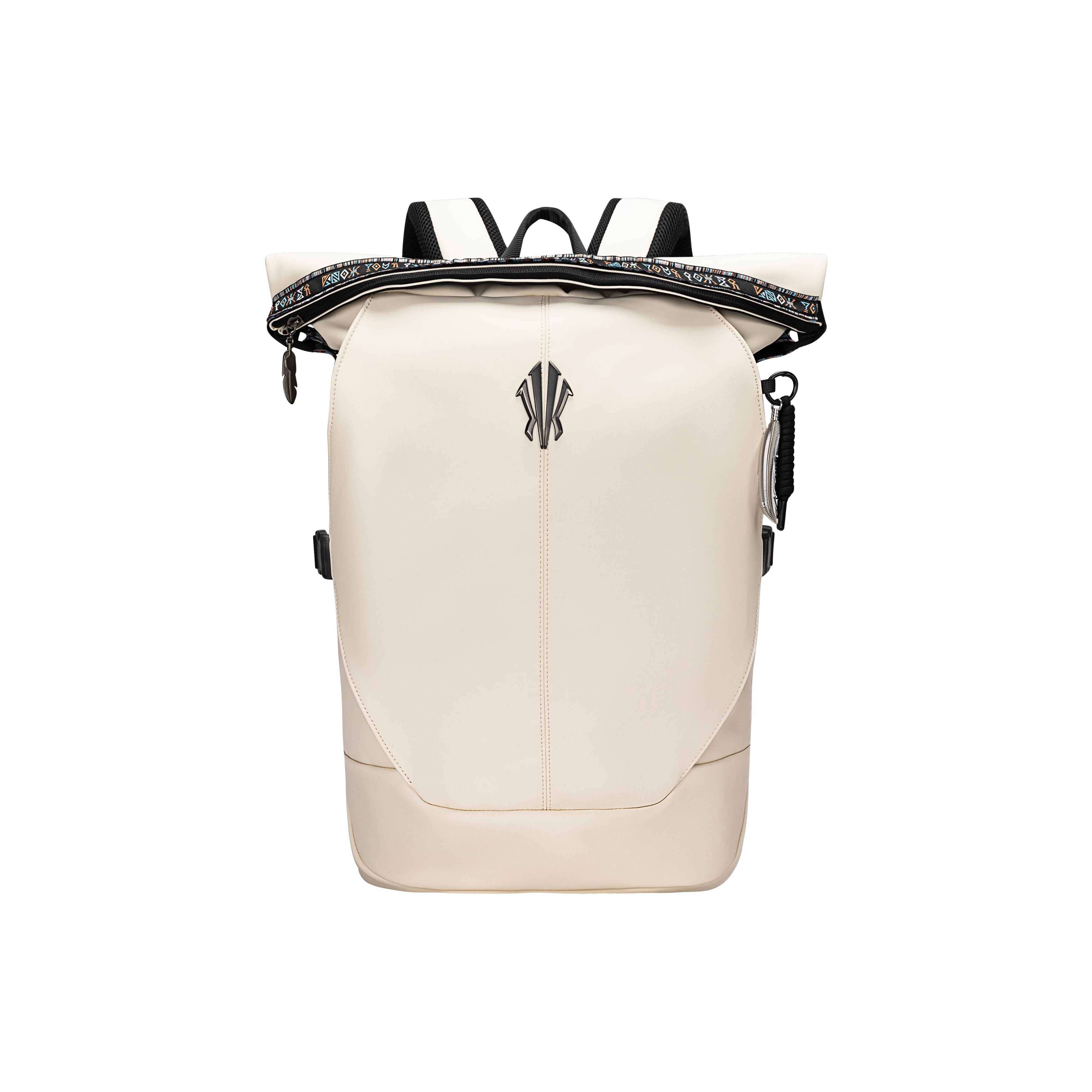 

Anta Kyrie Series Fashion Trendy Versatile Matte Backpack Unisex Backpack Ivory 192531169R-1 Ivory White