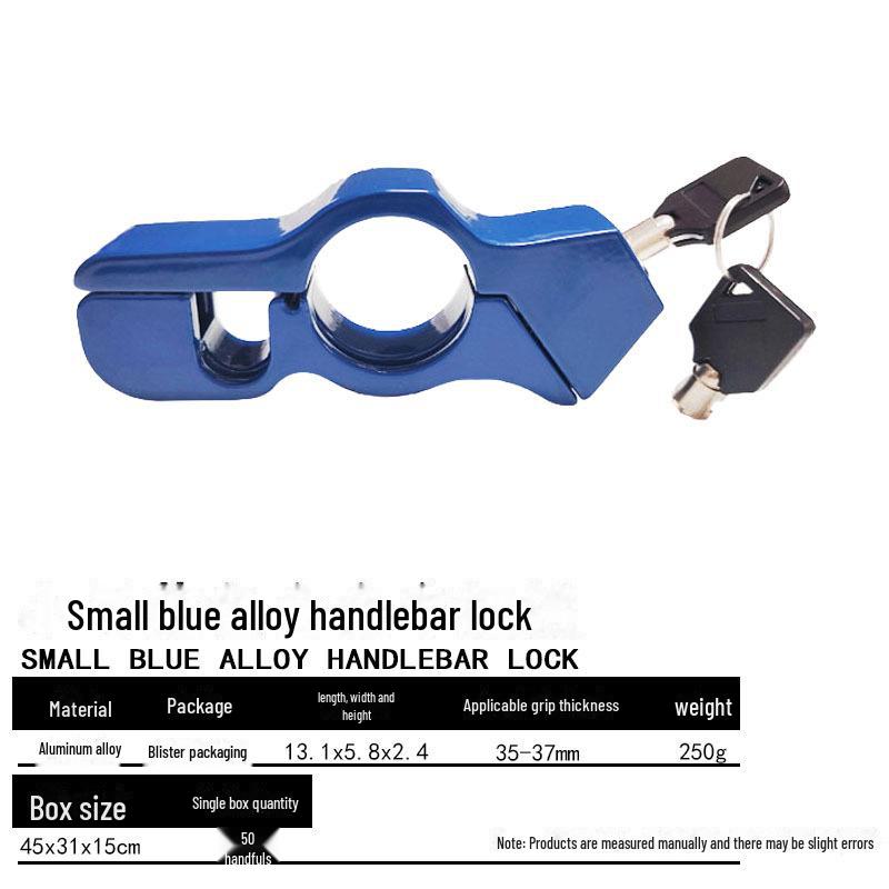 Electric Car Anti-Theft Handlebar Lock with Throttle Lock and Horn for Scooters and Motorcycles