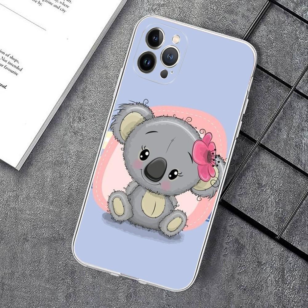 Koala Bear Cute Phone Case For IPhone 14 11 12 13 Mini Pro XS Max Cover 6 7 8 Plus X XR SE 2020 Funda Shell