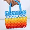 Plastic Crochet Loop Rings Clear 2cm Round O-Ring Semitransparent Rubber Linking Jump Fix Rings Knitting Projects
