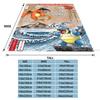 Customized Name Personalized Blanket Pokemon Charizard Flannel Blanket Home Sofa Lunch Break Blankets Children Student Kids Gift