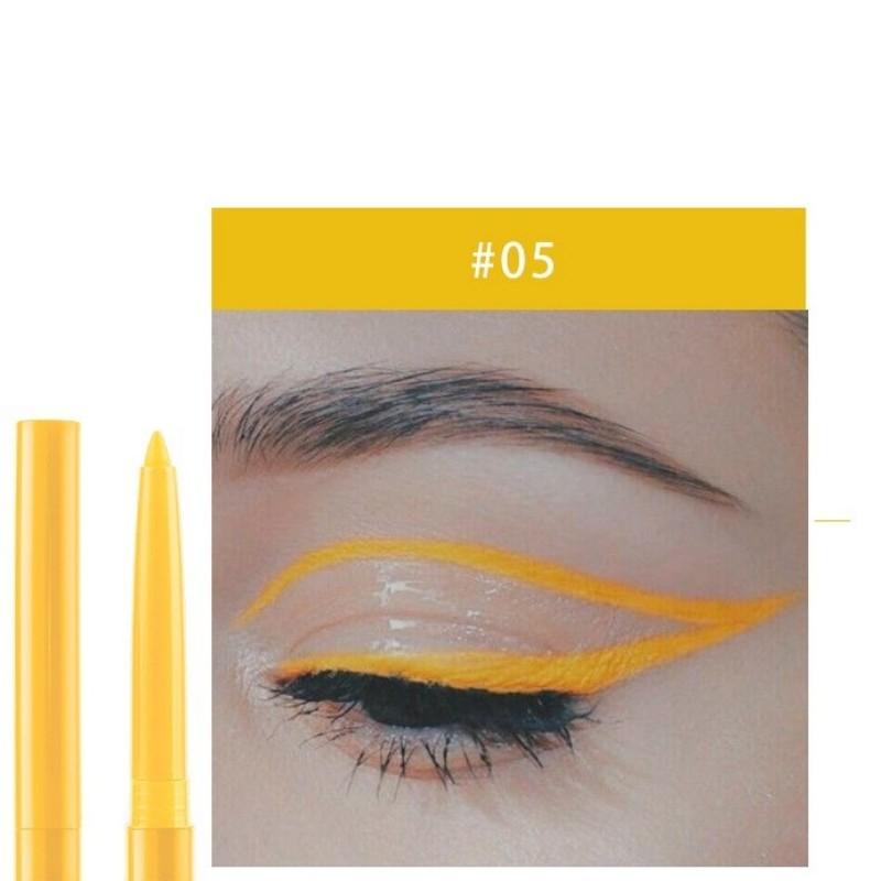 20 Color Option Matte Eyeliner Gel Pencil Easy To Wear Colorful White Yellow Blue Eye Liner Pen Cream Makeup Cosmetics