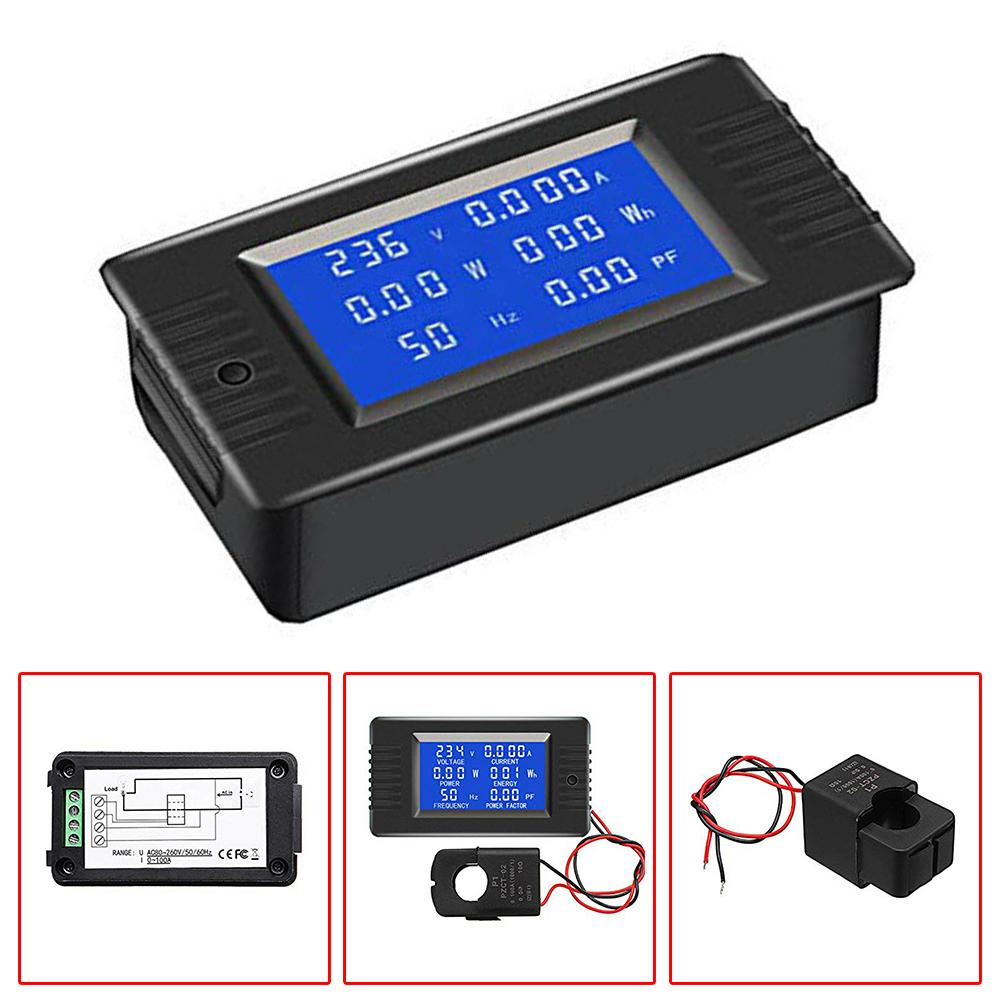 100A Energy Meter PZEM-022 Multifunctional AC Digital Power Meter Electrical Meter LCD Digital Display for Measuring and Monitoring Energy Voltage Current 100A Energy Meter PZEM-022 Multifunctional AC Digital Power Meter Electrical Meter LCD Digital Display for Measuring and Monitoring Energy Voltage Current