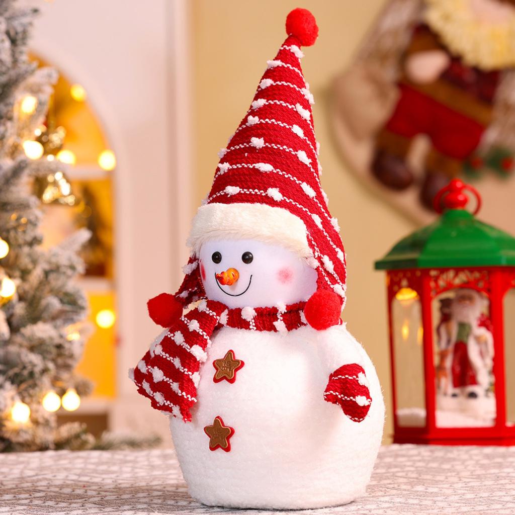 Christmas Snowman Doll, Large Snowman Figurine, Christmas Decoration, Scene Arrangement Props