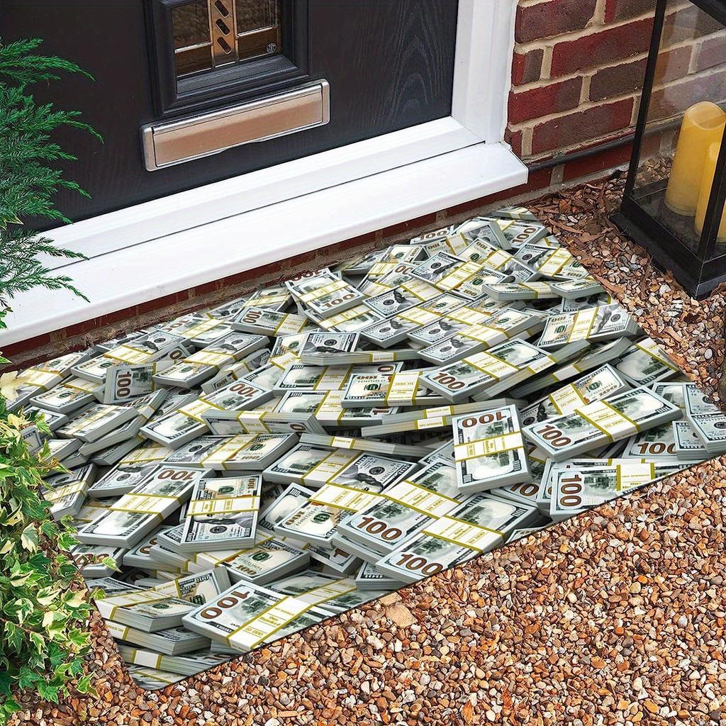 Retro Amerikanischer Stil Willkommensteppich Wohnzimmer Sofa Schlafzimmer Bettseite Arbeitszimmer Eingangstürmatte Rutschfest Mode Heimdekor Matte