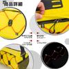 ROCKBROS Bicycle Front Large Hexagonal Small Item with Shoulder Velcro Easy for Road Mountain and Cycling Bag/Handlebar Bag, 2.2L Capacity, 2-Way,