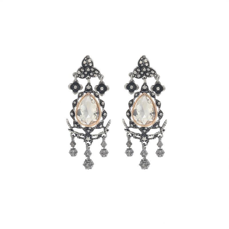 Long Layered Drop Earrings Women Zinc Alloy Geometric Boho Chic Statement Jewelry Gold Silver