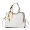 Stylish Letter Pattern Printed Tote Handbag, Multi-purpose Spacious Top Handle Shoulder Crossbody Bag For Weekend Travel Casual Wear