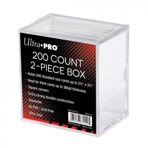 UltraPro Collectibles Card Case, 200 Card Capacity (#81149)