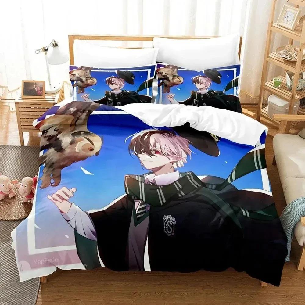 3D Print Ranboo Bedding Set Duvet Cover Bed Set Quilt Cover Pillowcase Comforter king Queen Size Boys Adult Bedding Set