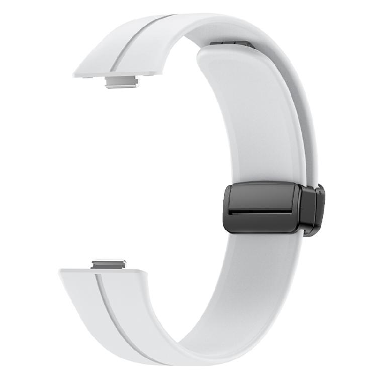 Secure Magnetic Silicone Wristband Versatile Silicone Watch Strap with Magnet Stylish Watch Band for Watch Fit3