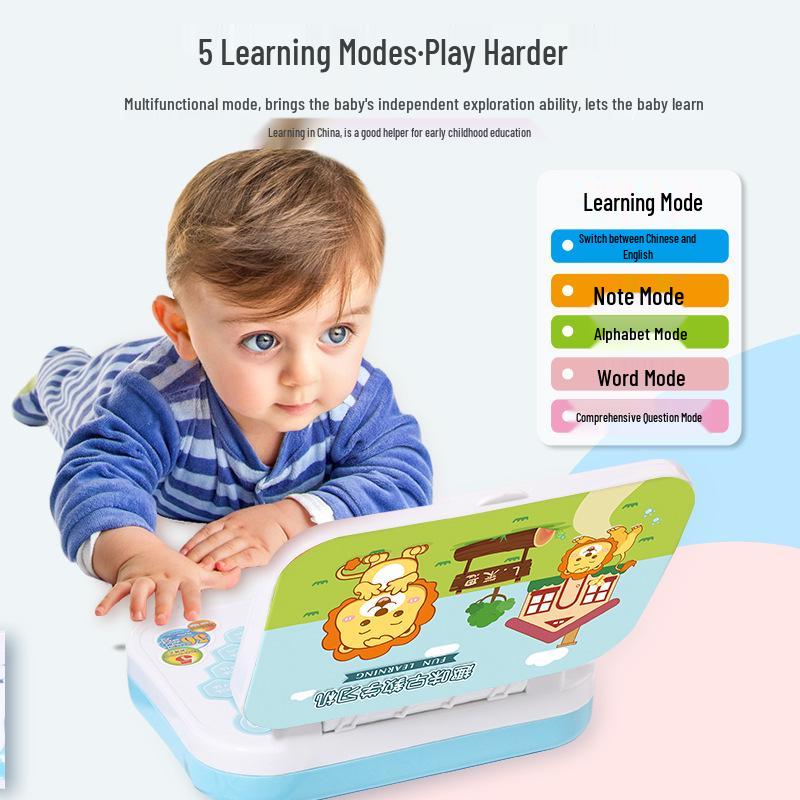 Bilingual Children's Learning Toy: Smart Cartoon Mini Reader