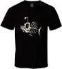 Fish Bones Goth Fantasy Bonefish Sea Skull T-Shirt Graphic Top Printed Shirt Short-Sleeve Tee Mens