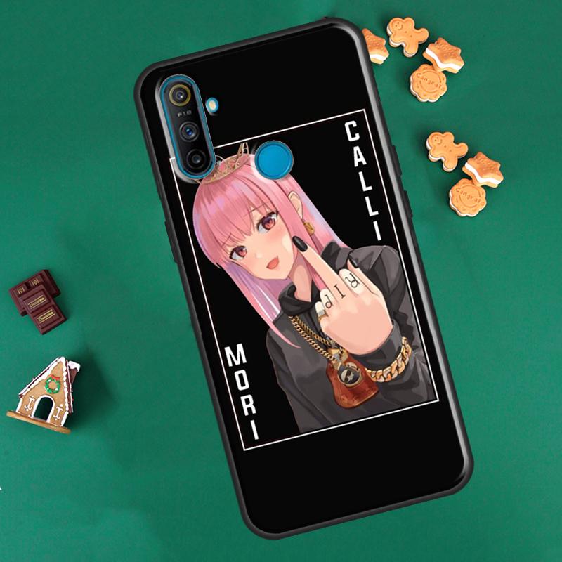 Mori Calliope Hololive Pouzdro pro OnePlus 10 Pro 9 Pro 8T 9R Nord2 Kryt pro Realme 8i 9i 8 Pro C21 GT Neo 2 Master