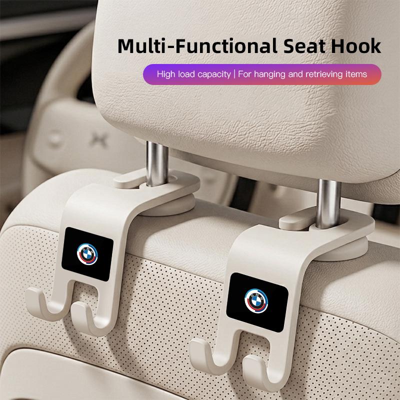 2026 Hot BMW Car Seat Small Hook For BMW E46 M E60 E70 E39 G26 F11 Car Gadgets Hanging Storage Organizer Holder Stand Tools Hook keychain