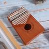 Kalimba Thumb Piano Mahogany Small Portable 17 Key for Beginner Music Instrument LTK17S(Natural )