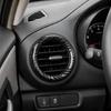 Dashboard Trim Frame Covers for MINI F55 F56 F57, 4 Piece Black Carbon Fiber Style ABS Air Outlet Surround Set for Interior Styling