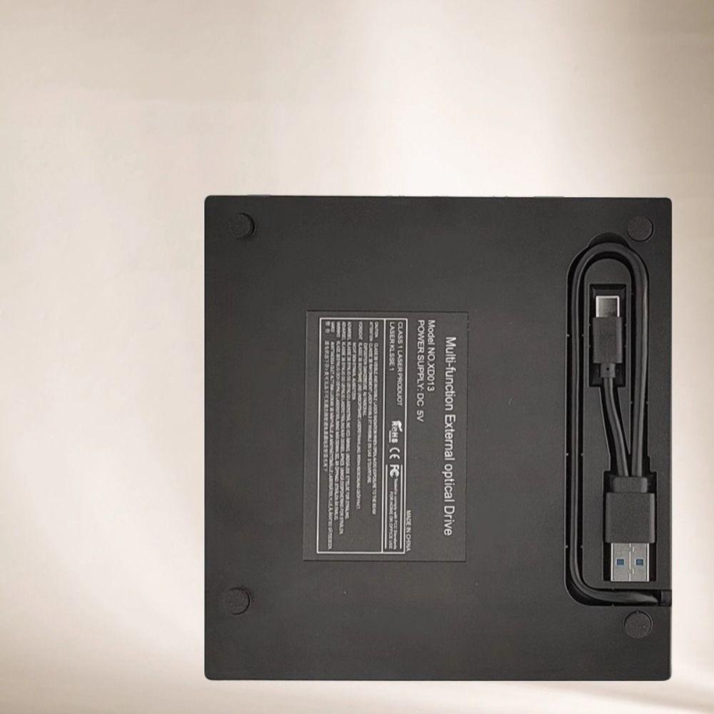 Plug-and-Play Type-C DVD Burner High-Speed Optical Drive 7-in-1 External DVD Drive  Office