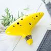 12-Loch Alto C Ocarina Tragbares Musikinstrument mit Schutztasche