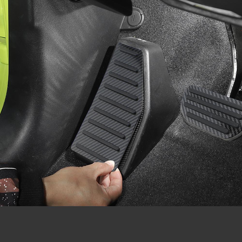 Stainless Steel Car Pedals for Suzuki Jimny JB74 JB64 2019 2020 2021 2022 AT MT LHD Gas Brake Pedal Pad Cover Parts Accessories