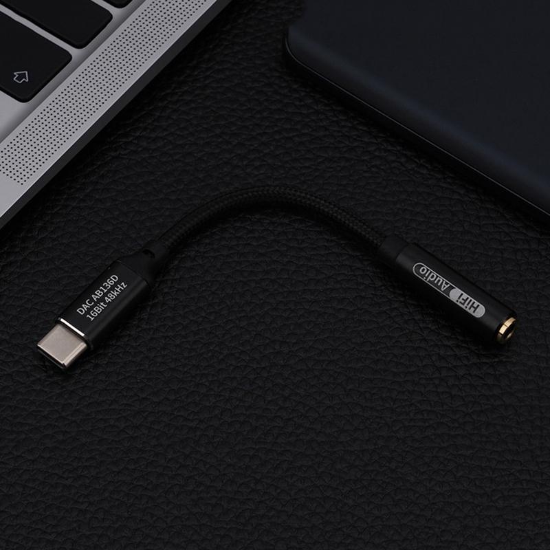 Type C To 3.5Mm Hifi Dac Headphone Amplifier Cx31993 Chip Usb C Audio Decoder Amp Adapter Dac Amplifier For Iphone 16/Android