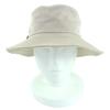 Great HERMES Hat Leather Bucket Hat Beige Cotton Women 56 Used